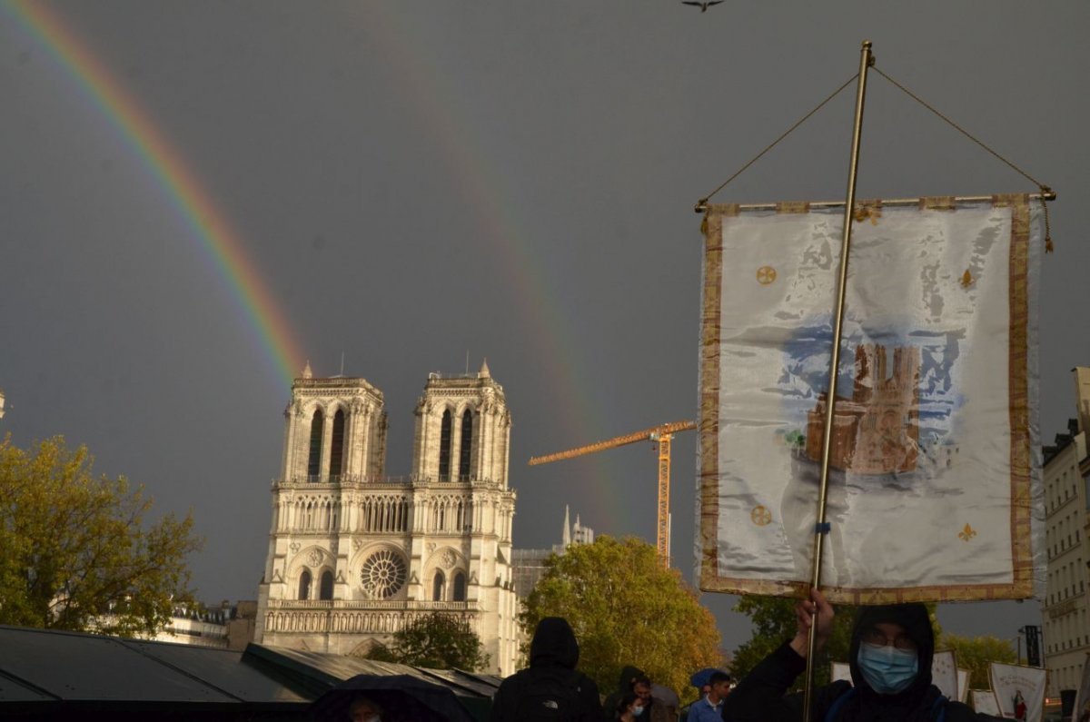 Procession de la Toussaint 2021. © Michel Pourny.