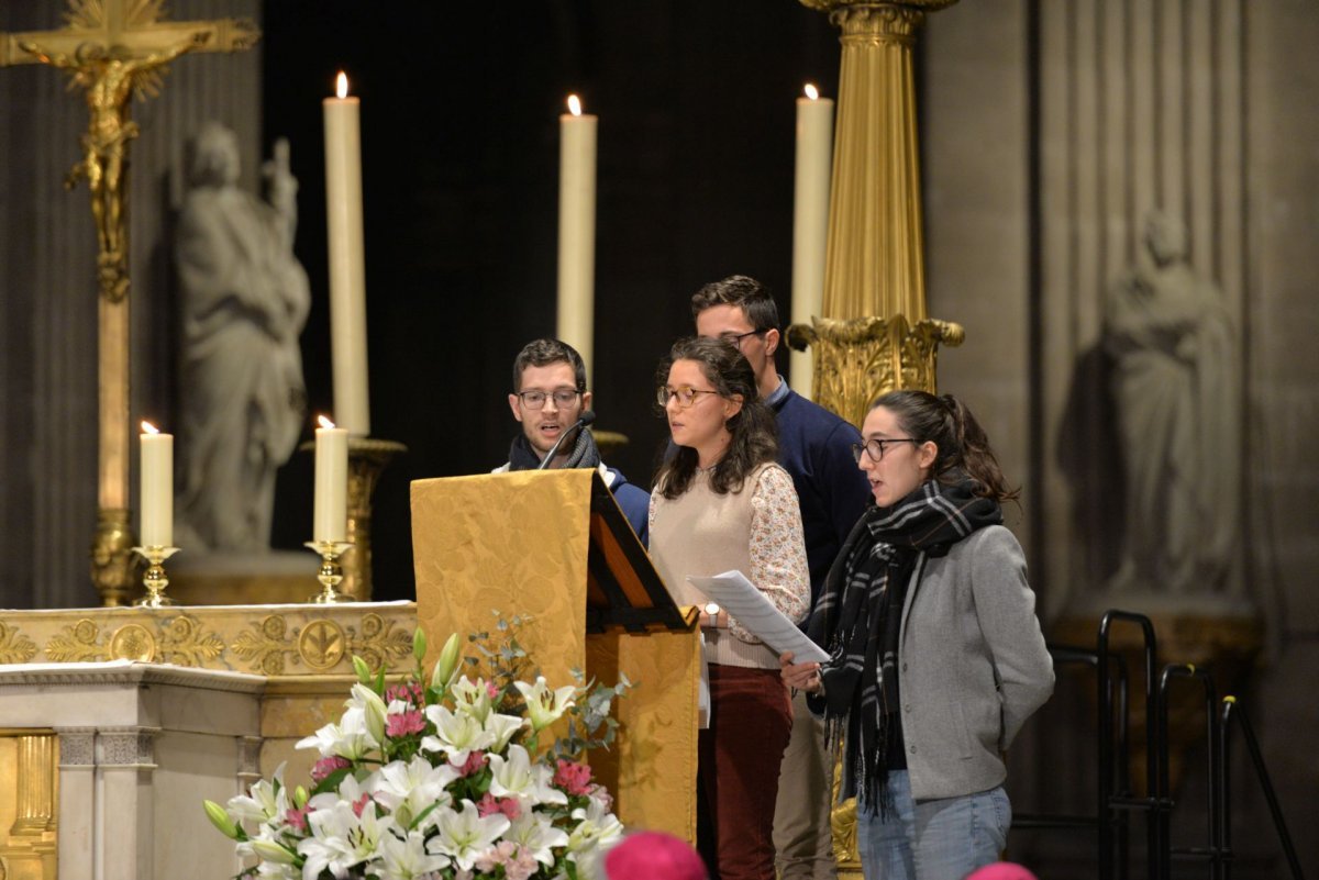 Messe des étudiants 2022. © Marie-Christine Bertin / Diocèse de Paris.