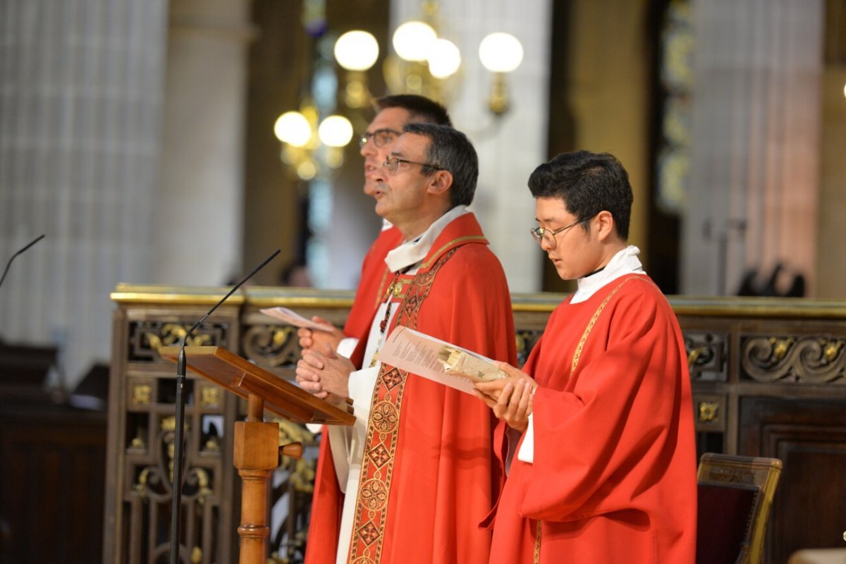 Messe de rentrée du Séminaire de Paris. © Marie-Christine Bertin / Diocèse de Paris.