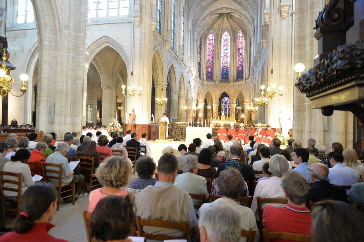 Messe de rentrée du Séminaire de Paris. © Marie-Christine Bertin / Diocèse de Paris.