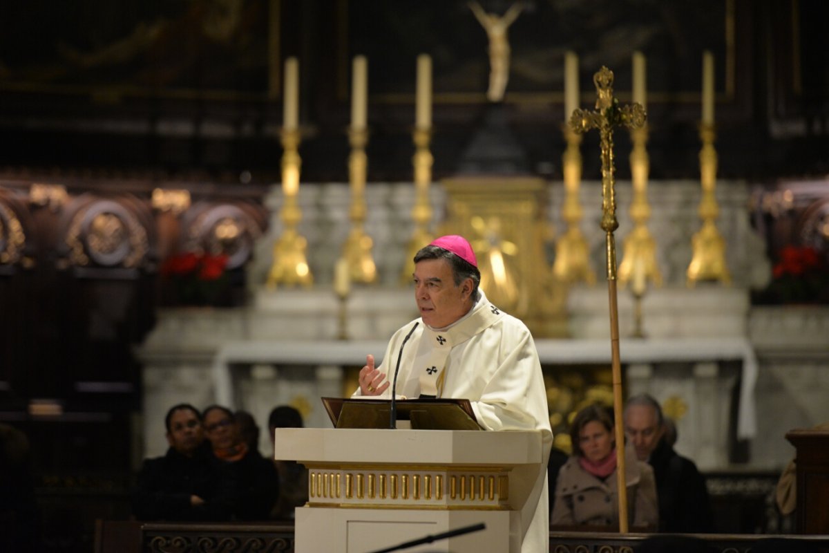 Solennité de Marie Mère de Dieu 2019 à Notre-Dame des Victoires. © Marie-Christine Bertin / Diocèse de Paris.