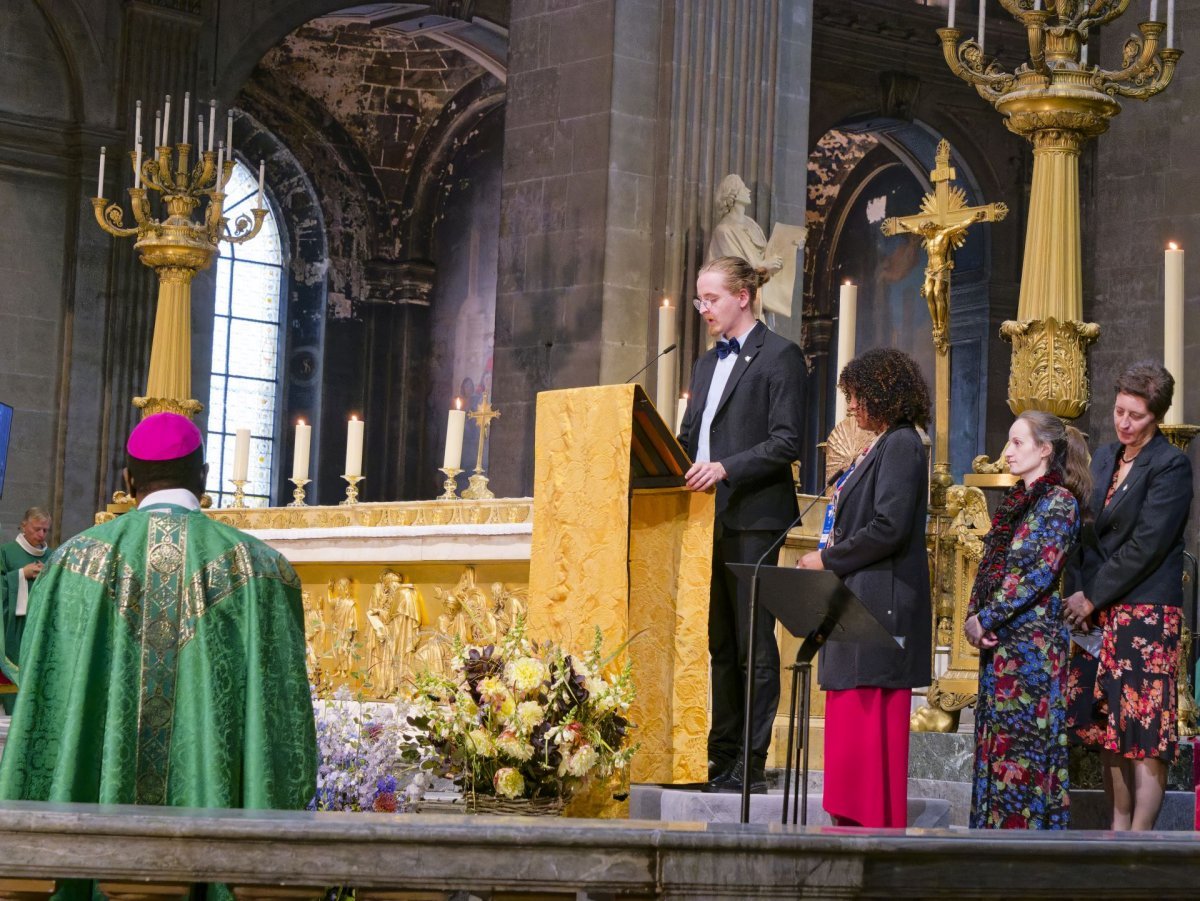 Messe pour la paix. © Yannick Boschat / Diocèse de Paris.