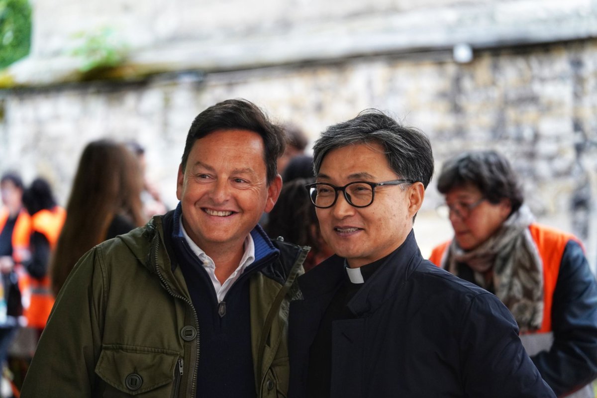 Soirée JMJ du 19 mai. © Illian Calle - Diocèse Paris.