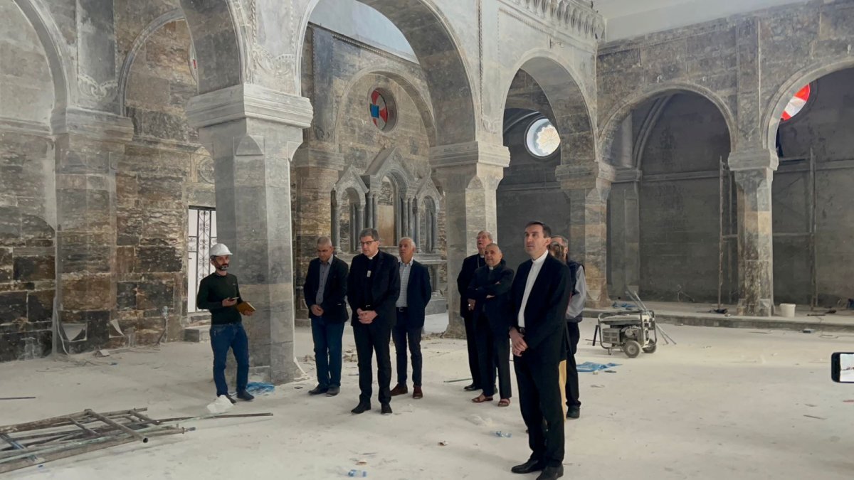 Visite de l'église Mar Toma syriaque-orthodoxe. © L'Œuvre d'Orient.