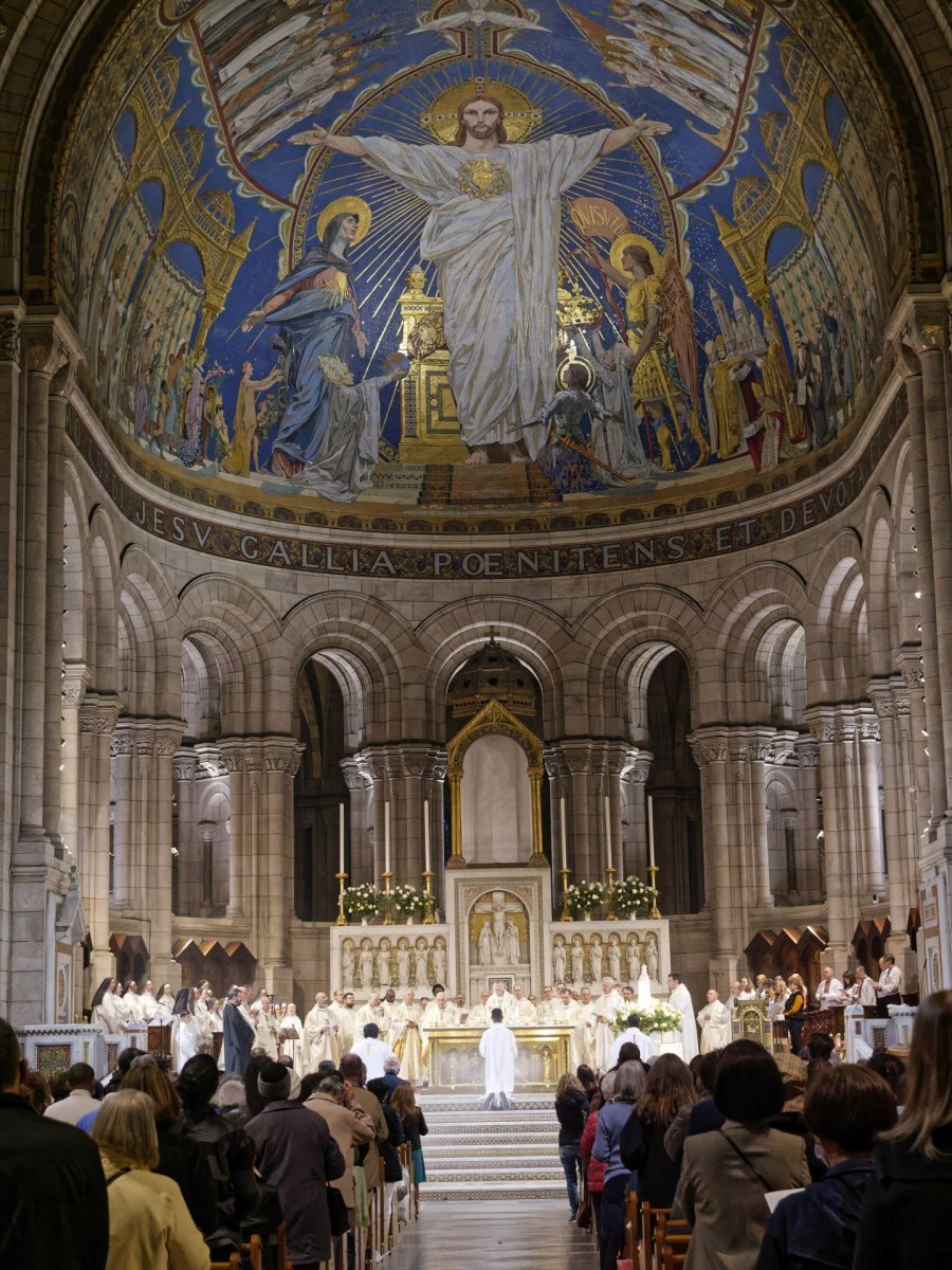 Messe pour la paix en union avec le pape François. © Yannick Boschat / Diocèse de Paris.