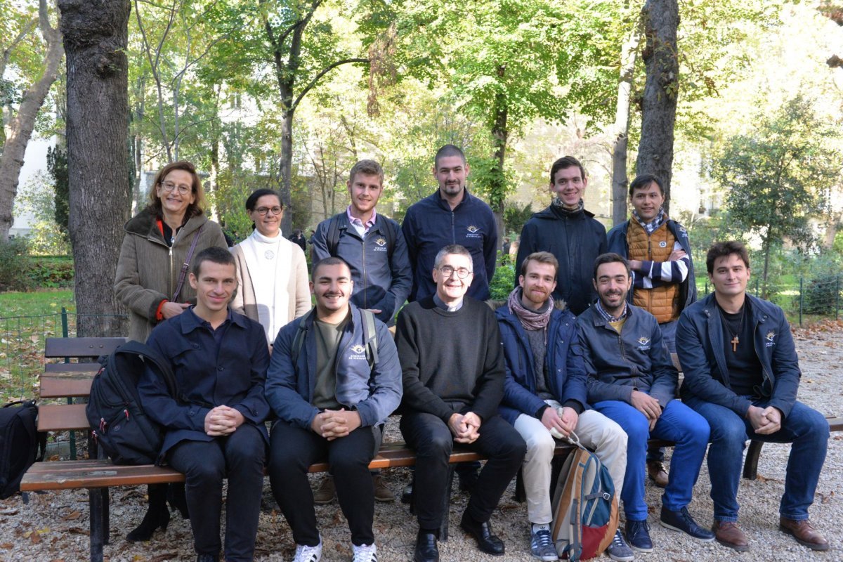 Rencontre des séminaristes d'Île-de-France. © Marie-Christine Bertin / Diocèse de Paris.