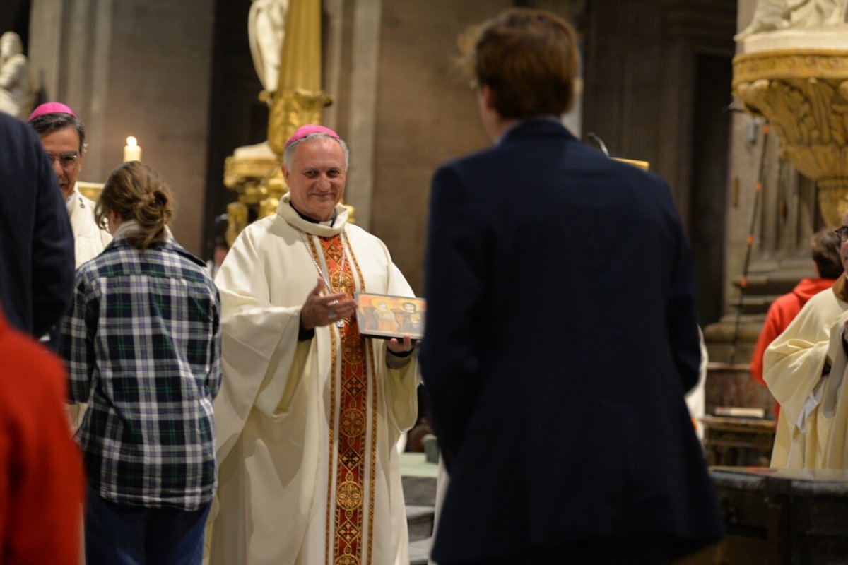 Messe des étudiants d'Île-de-France 2019. © Marie-Christine Bertin / Diocèse de Paris.