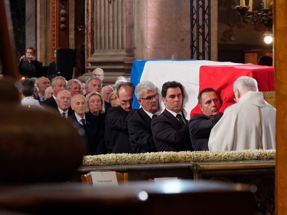 Messe des obsèques de Jacques Chirac à Saint-Sulpice. © Yannick Boschat / Diocèse de Paris.