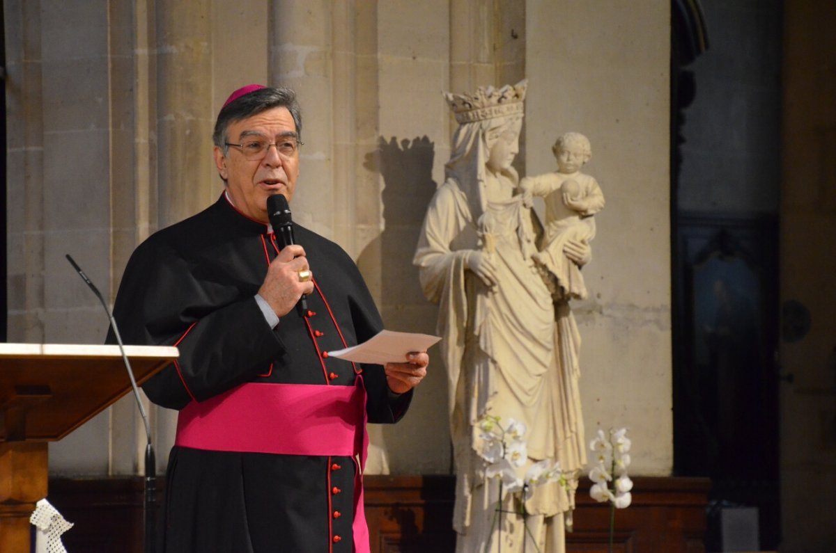 Conférence de carême de Notre-Dame de Paris du 21 février 2021. © Michel Pourny / Diocèse de Paris.