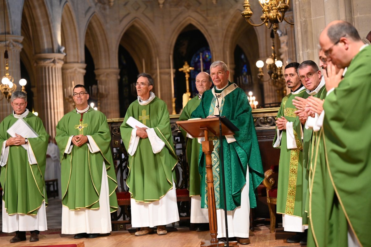 Messe de rentrée du Séminaire de Paris. © Marie-Christine Bertin / Diocese de Paris.
