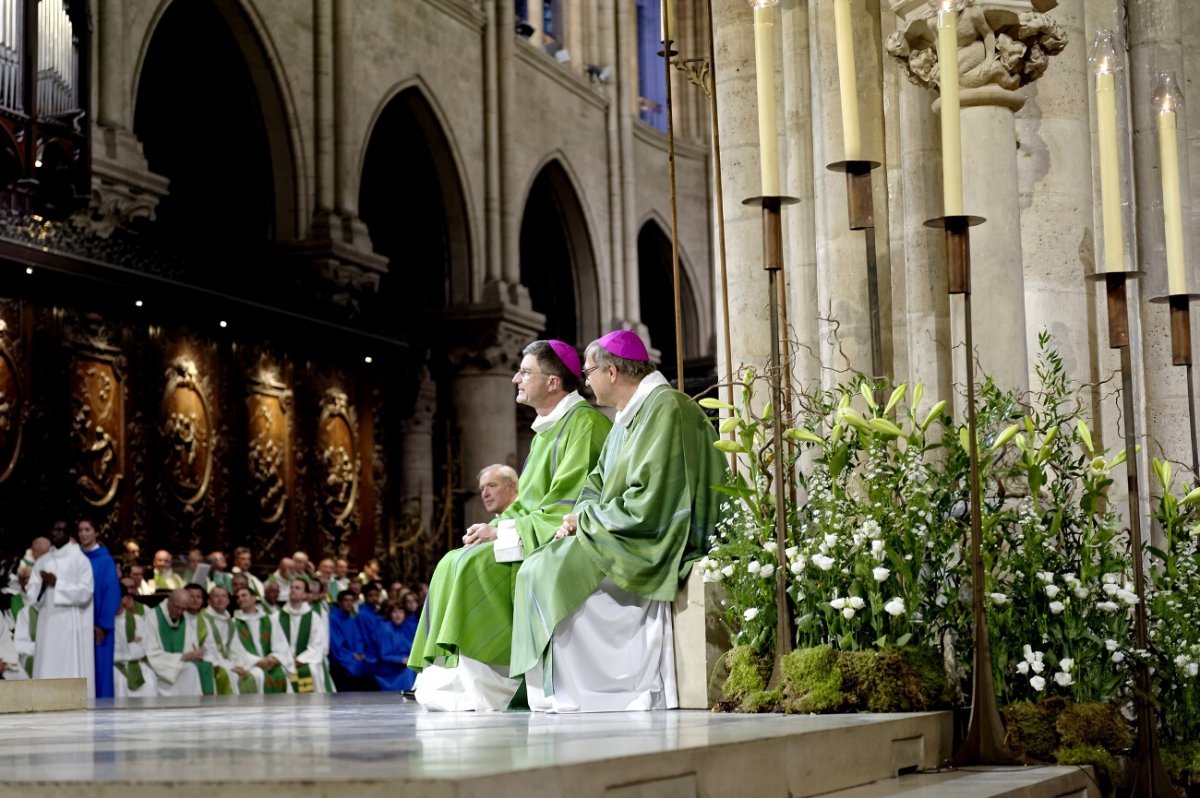 Messe d'action de grâce pour les ministères de Mgr Jérôme Beau et de (…). © Trung Hieu Do / Diocèse de Paris.