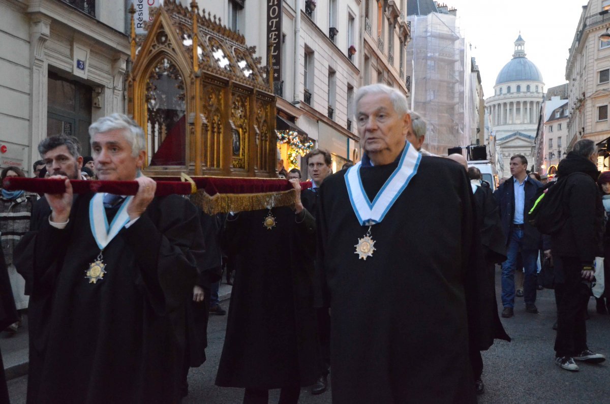 Ouverture de l'année diocésaine des 1600 ans de sainte Geneviève. © Michel Pourny / Diocèse de Paris.