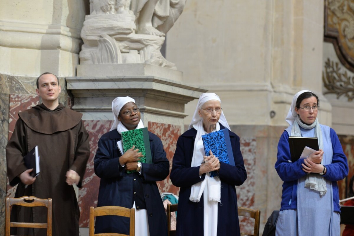 Appel décisif des jeunes catéchumènes 2019. © Marie-Christine Bertin / Diocèse de Paris.