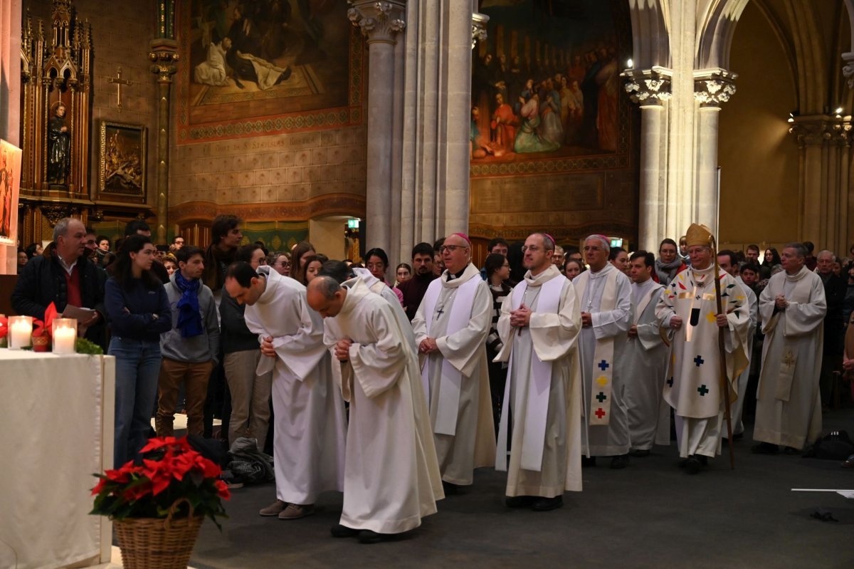 Messe à Saint-Ignace. © Marie-Christine Bertin / Diocèse de Paris.