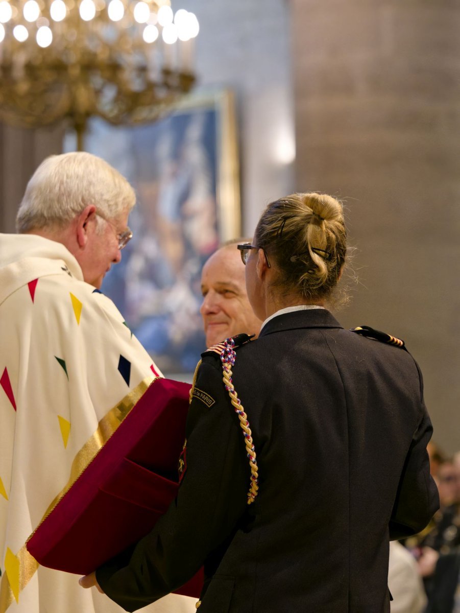 Messe pour les Sapeurs-Pompiers. © Yannick Boschat / Diocèse de Paris.