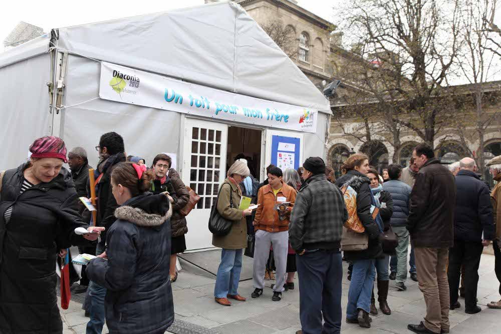 Forum de la Charité 2013 : “Servons la Fraternité”. © Yannick Boschat / Diocèse de Paris.