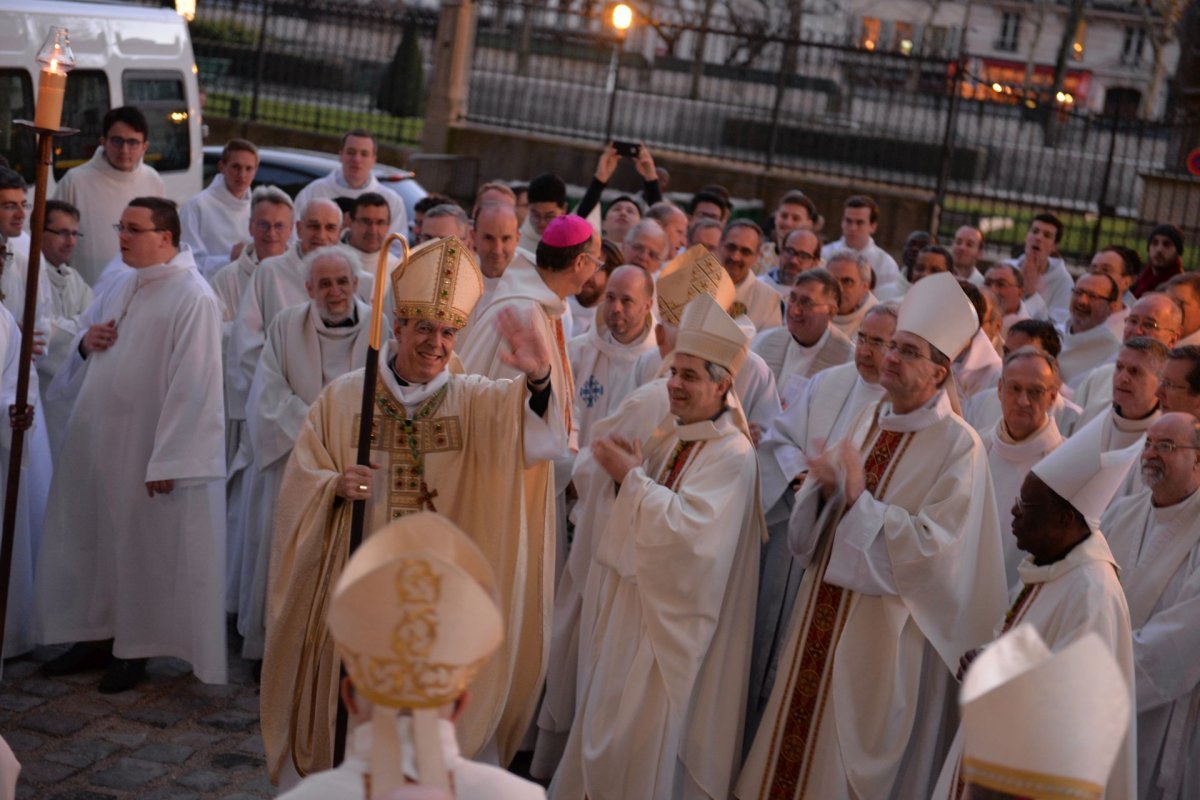 Messe chrismale à Notre-Dame de Paris. © Marie-Christine Bertin / Diocèse de Paris.