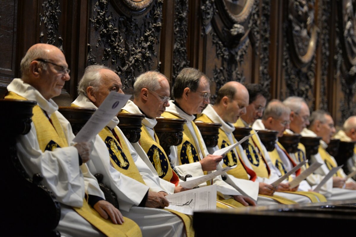 Fête du Chapitre de la cathédrale. © Marie-Christine Bertin / Diocèse de Paris.