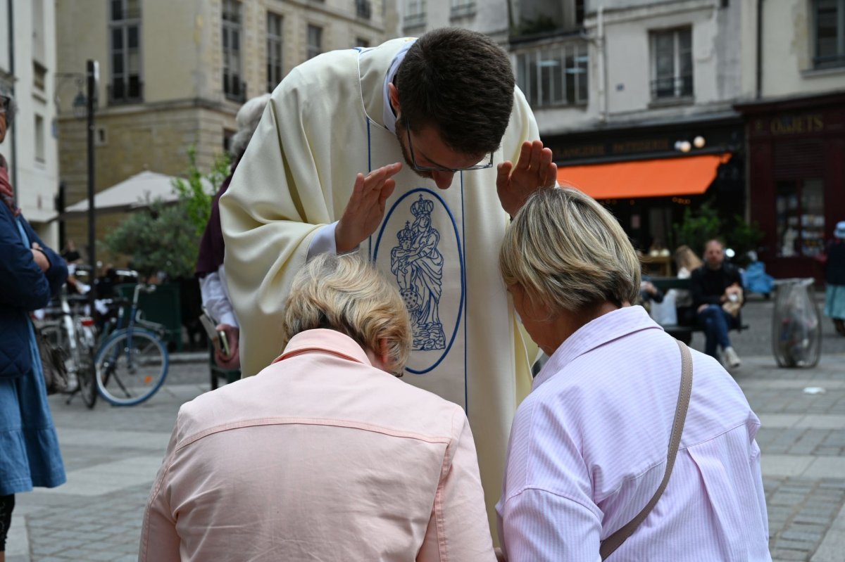 Messe des nouveaux prêtres à Notre-Dame des Victoires 2024. © Marie-Christine Bertin / Diocèse de Paris.