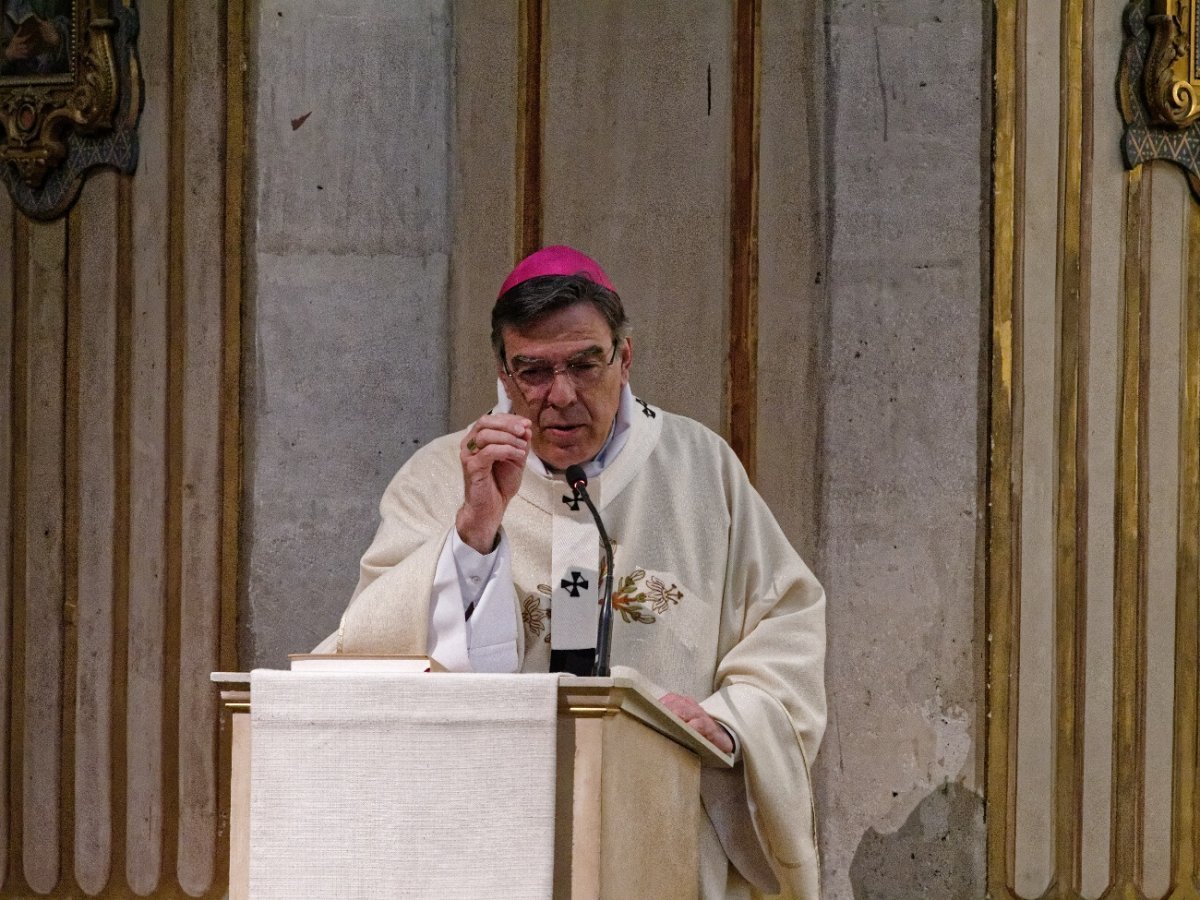 Mgr Michel Aupetit, archevêque de Paris. © Yannick Boschat / Diocèse de Paris.