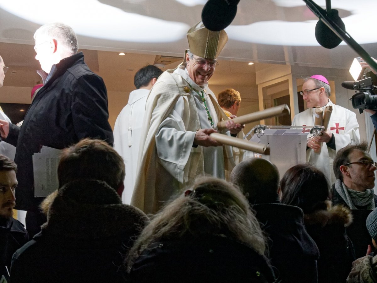 Ouverture de l'année diocésaine des 1600 ans de sainte Geneviève. © Yannick Boschat / Diocèse de Paris.