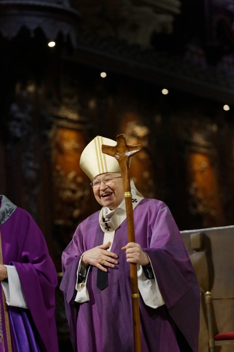 Messe d'action de grâce du cardinal André Vingt-Trois. © Yannick Boschat / Diocèse de Paris.