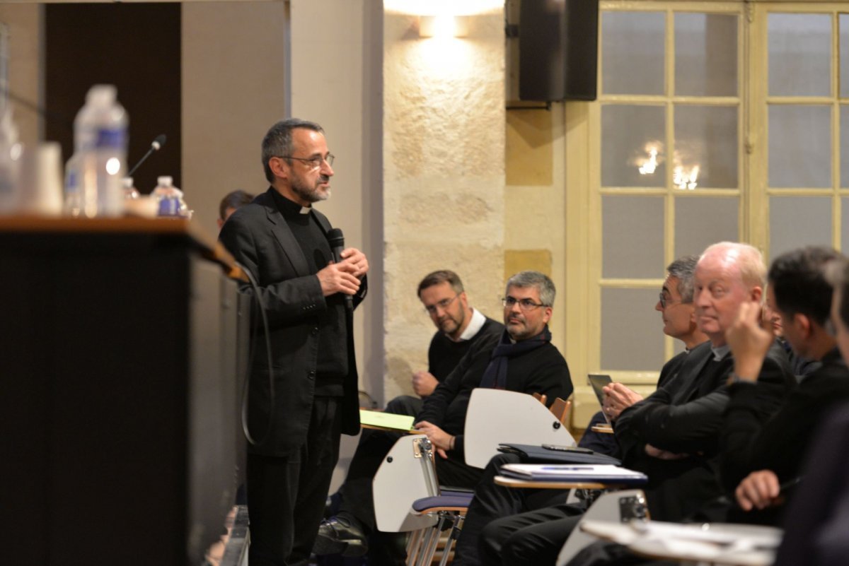 Rencontre des séminaristes d'Île-de-France. © Marie-Christine Bertin / Diocèse de Paris.