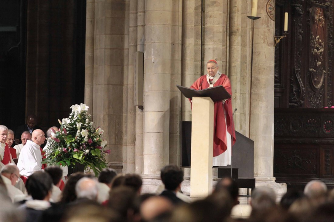 Homélie du cardinal André Vingt-Trois. © Yannick Boschat / Diocèse de Paris.