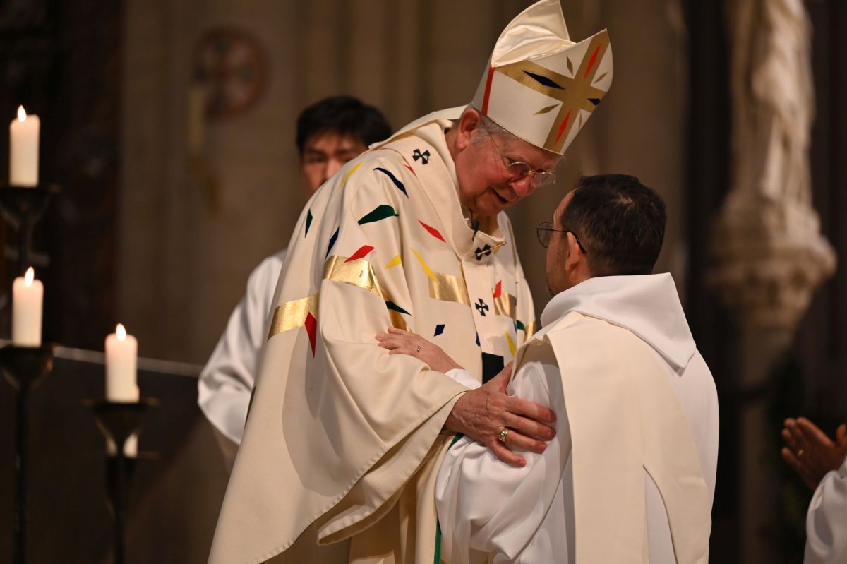 Ordinations des diacres permanents 2025. © Marie-Christine Bertin / Diocese de Paris.