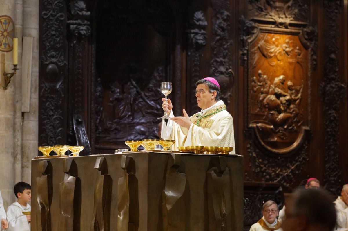 Liturgie eucharistique. © Yannick Boschat / Diocèse de Paris.