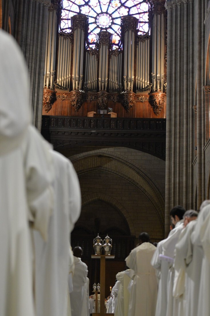 Messe chrismale à Notre-Dame de Paris. © Marie-Christine Bertin / Diocèse de Paris.