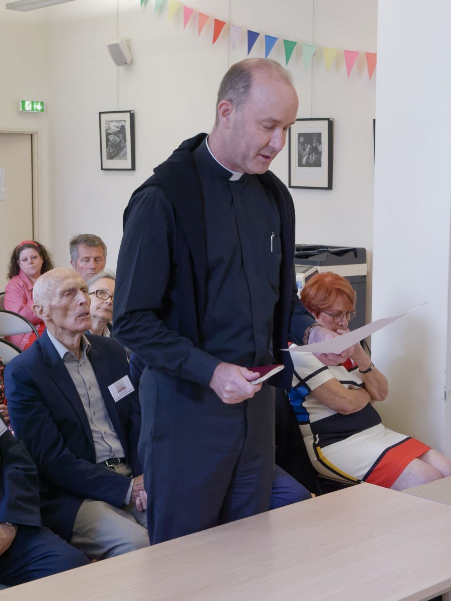 Clôture de l'enquête diocésaine pour la cause en canonisation de Paulin (…). © Yannick Boschat / Diocèse de Paris.