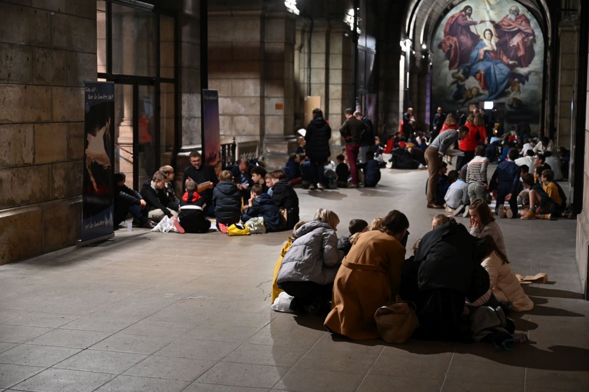 Rassemblement des jeunes au service de la liturgie 2023. © Marie-Christine Bertin / Diocèse de Paris.