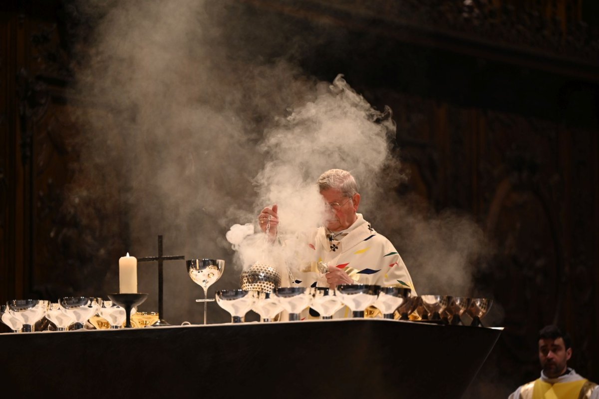 Messe chrismale 2026. © Marie-Christine Bertin / Diocèse de Paris.