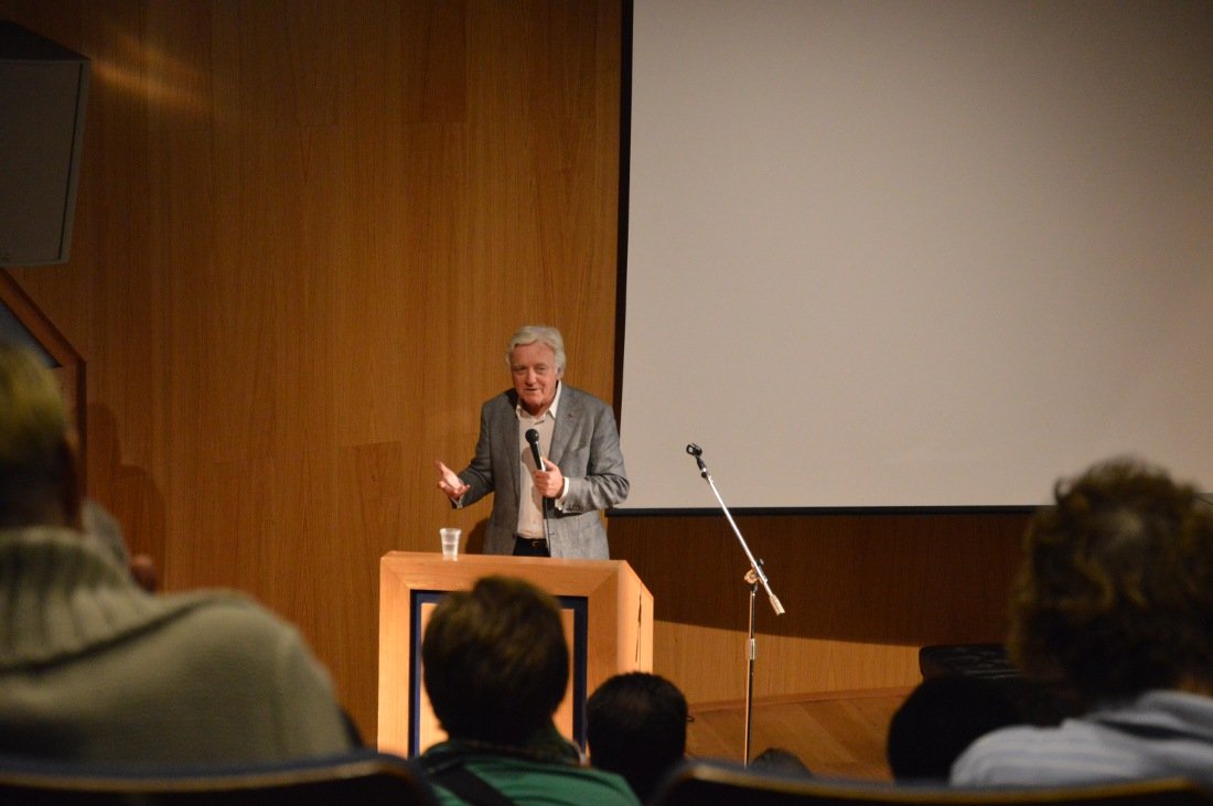 Conférence de l'historien Élie Barnavi sur les relation entre Juifs et (…). © Pierre-Louis Lensel / Diocèse de Paris.