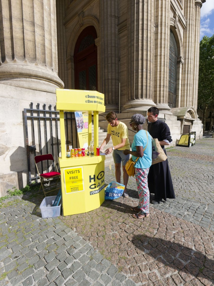 Holy Games à Saint-Sulpice. © Yannick Boschat / Diocèse de Paris.