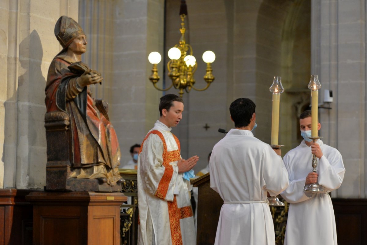 Messe de rentrée du Séminaire de Paris. © Marie-Christine Bertin / Diocèse de Paris.