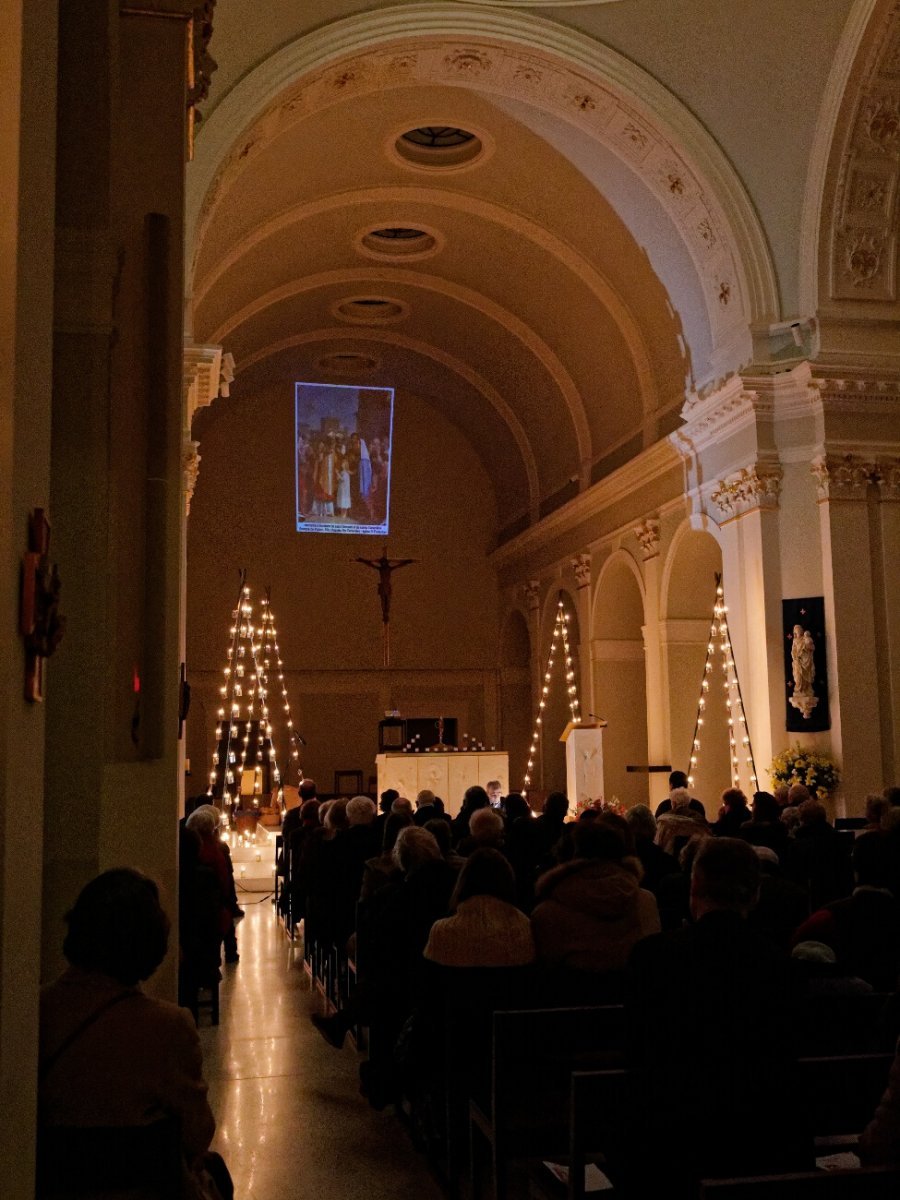 Soirée sainte Geneviève à Notre-Dame de l'Assomption de Passy (16e). © Yannick Boschat / Diocèse de Paris.