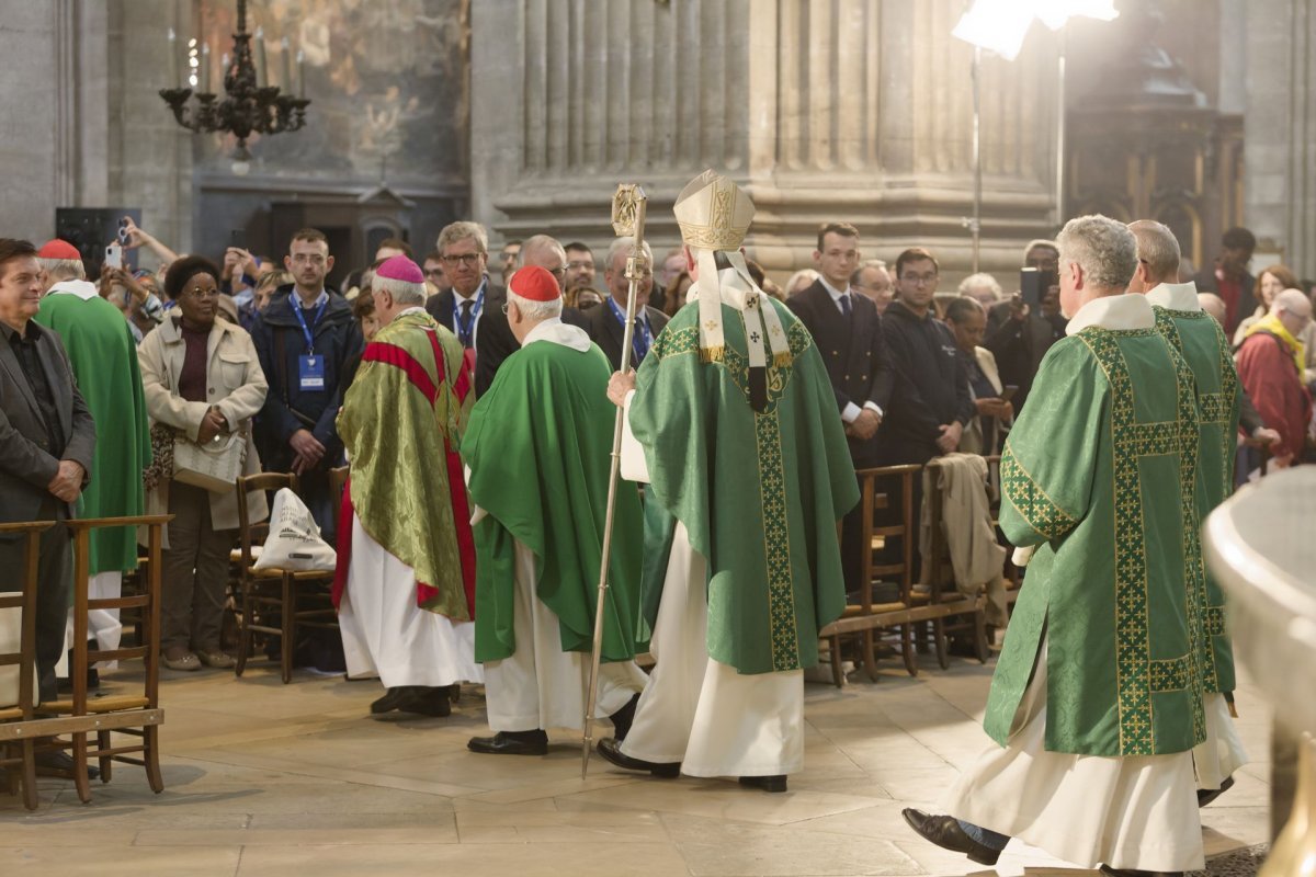 Messe pour la paix. © Yannick Boschat / Diocèse de Paris.