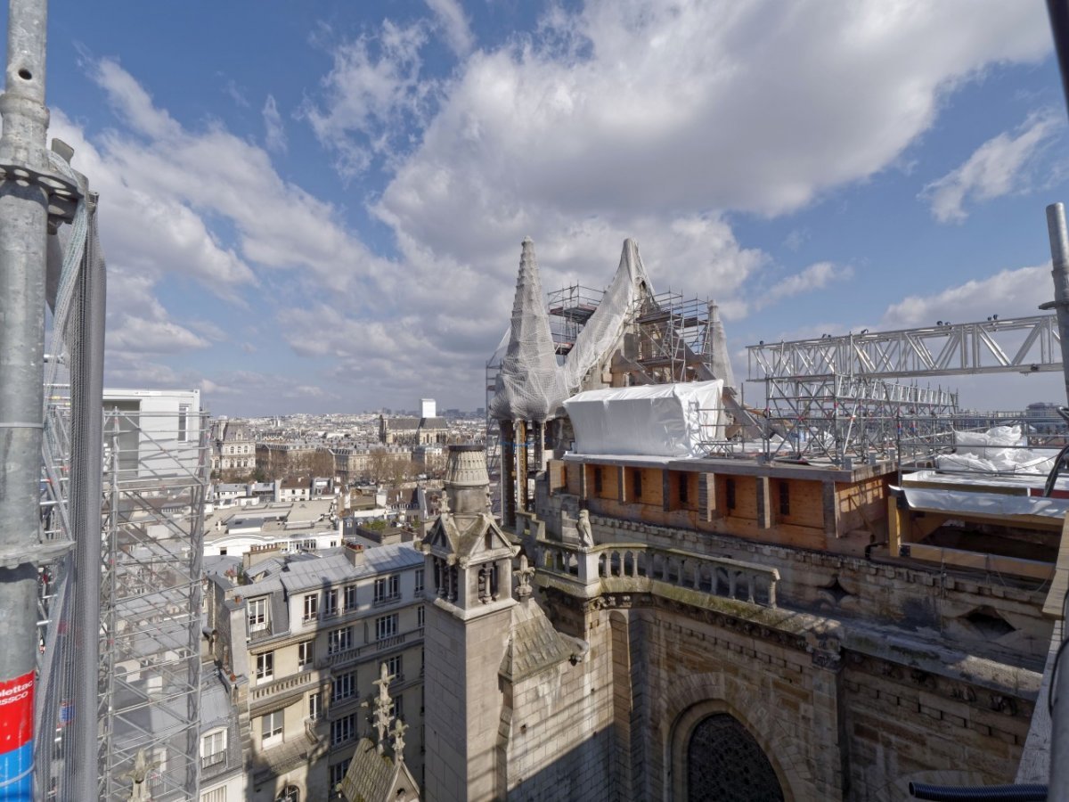 Notre-Dame de Paris, deux ans après. © Yannick Boschat / Diocèse de Paris.