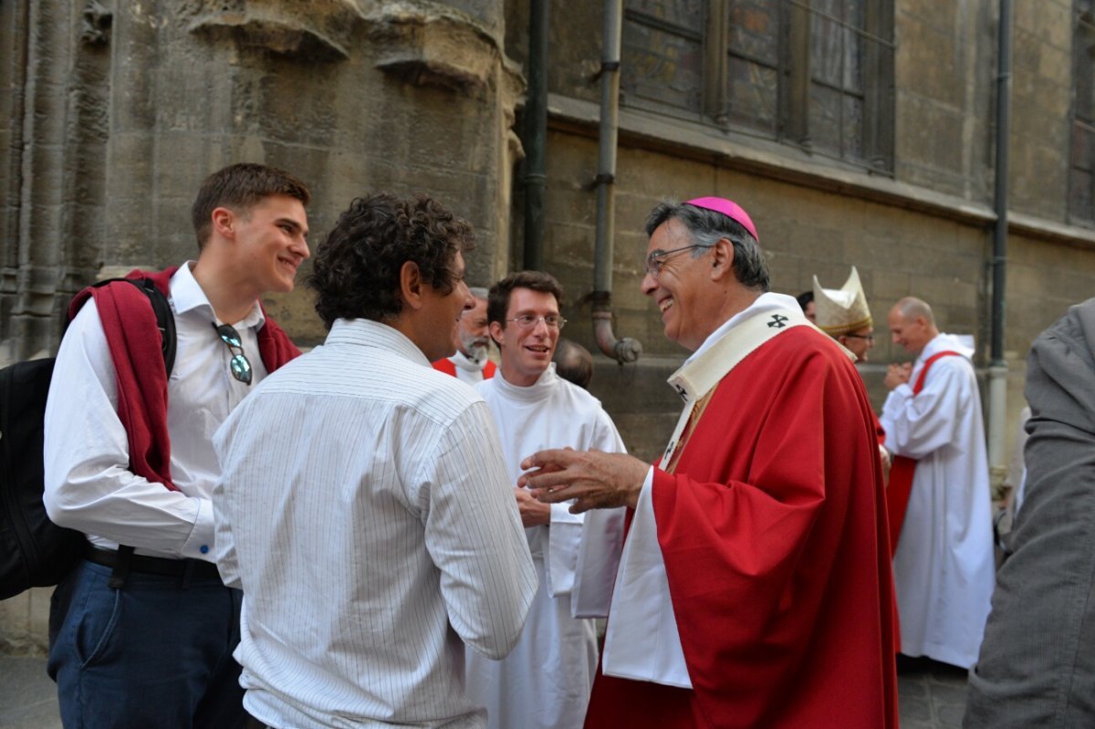 Messe de rentrée du Séminaire de Paris. © Marie-Christine Bertin / Diocèse de Paris.