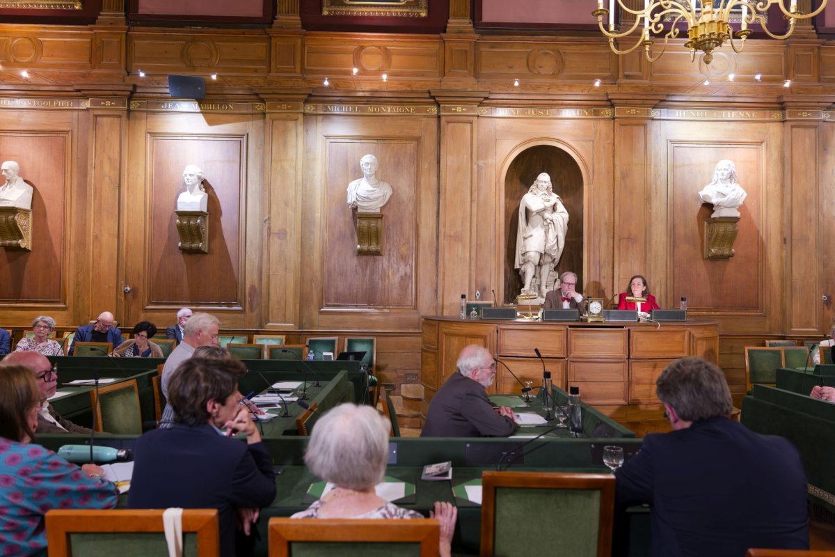 Journée à l'Institut de France. © Yannick Boschat / Diocèse de Paris.