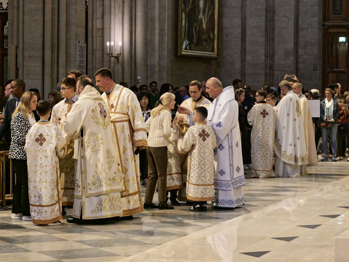Divine Liturgie pour le bienheureux Cardinal Iuliu Hossu. © Yannick Boschat / Diocèse de Paris.