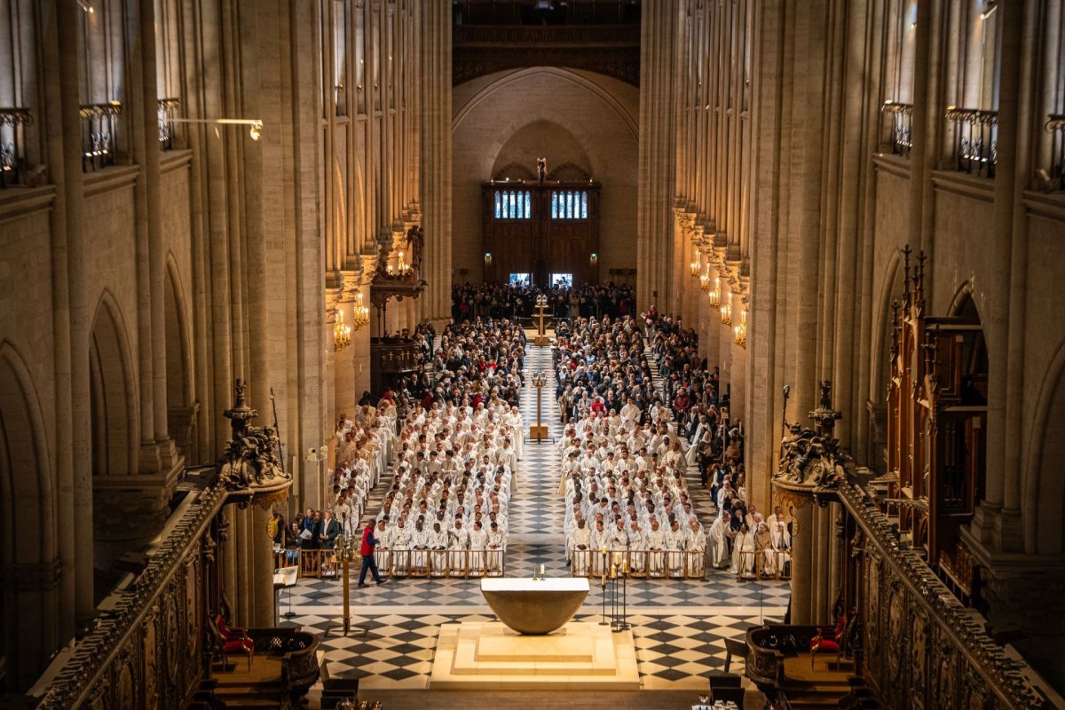 Messe chrismale 2026. © Dylan Guidez / Diocèse de Paris.