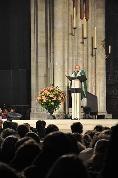 Messe des étudiants d'Île-de-France 2011. © GSP / Service des Vocations.