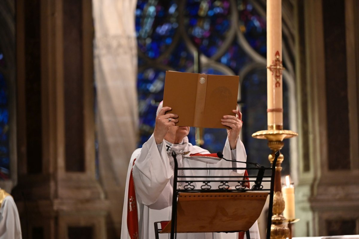 Catéchèse sur le sacrement du baptême. Lundi 5 mai 2025. © Marie-Christine Bertin / Diocèse de Paris.