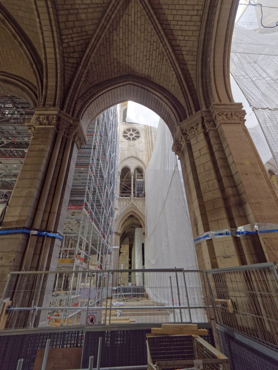 Notre-Dame de Paris, deux ans après. © Yannick Boschat / Diocèse de Paris.