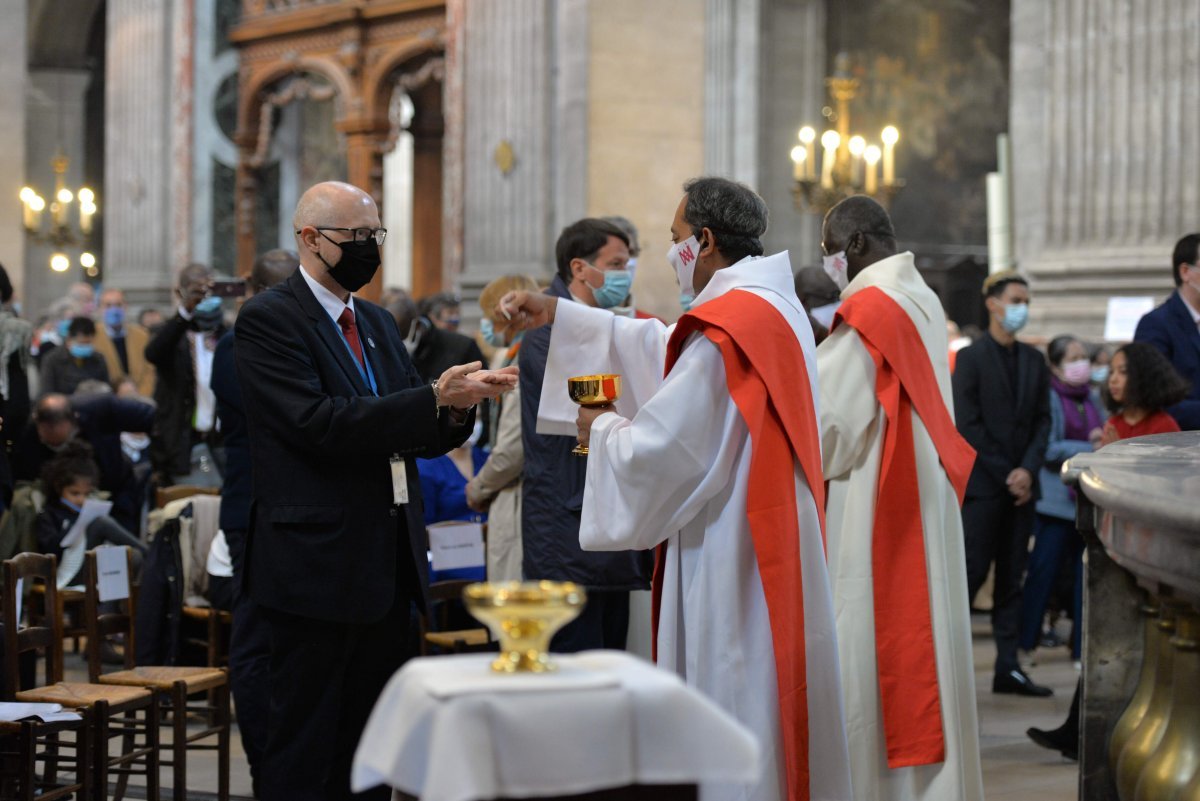 Ordinations de diacres permanents 2020. © Marie-Christine Bertin / Diocèse de Paris.