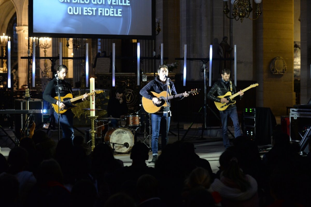 Rassemblement des jeunes confirmés en 2018. © Marie-Christine Bertin / Diocèse de Paris.