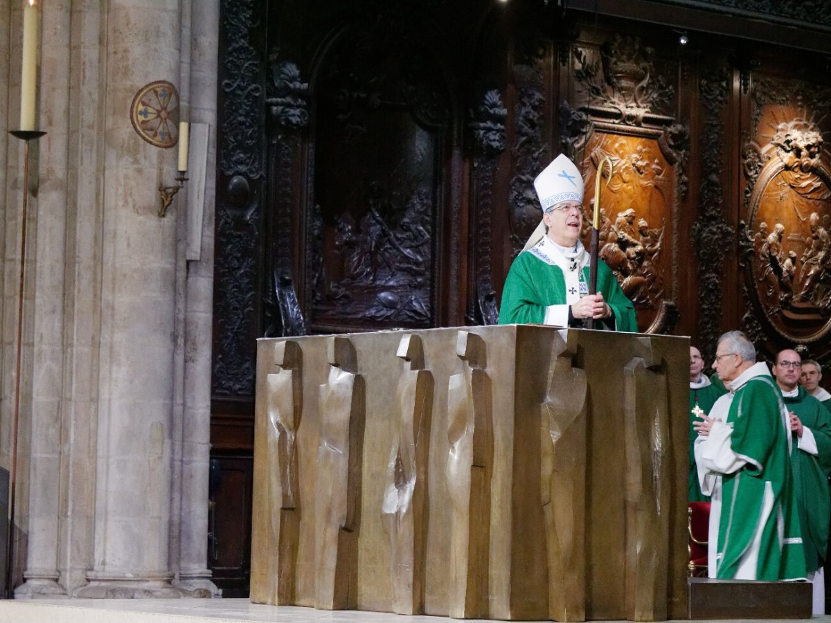 Mgr Michel Aupetit, archevêque de Paris. © Yannick Boschat / Diocèse de Paris.